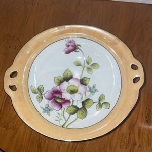 Noritake Cherry Blossom Bowl Rice Handles Hand Paint Read!